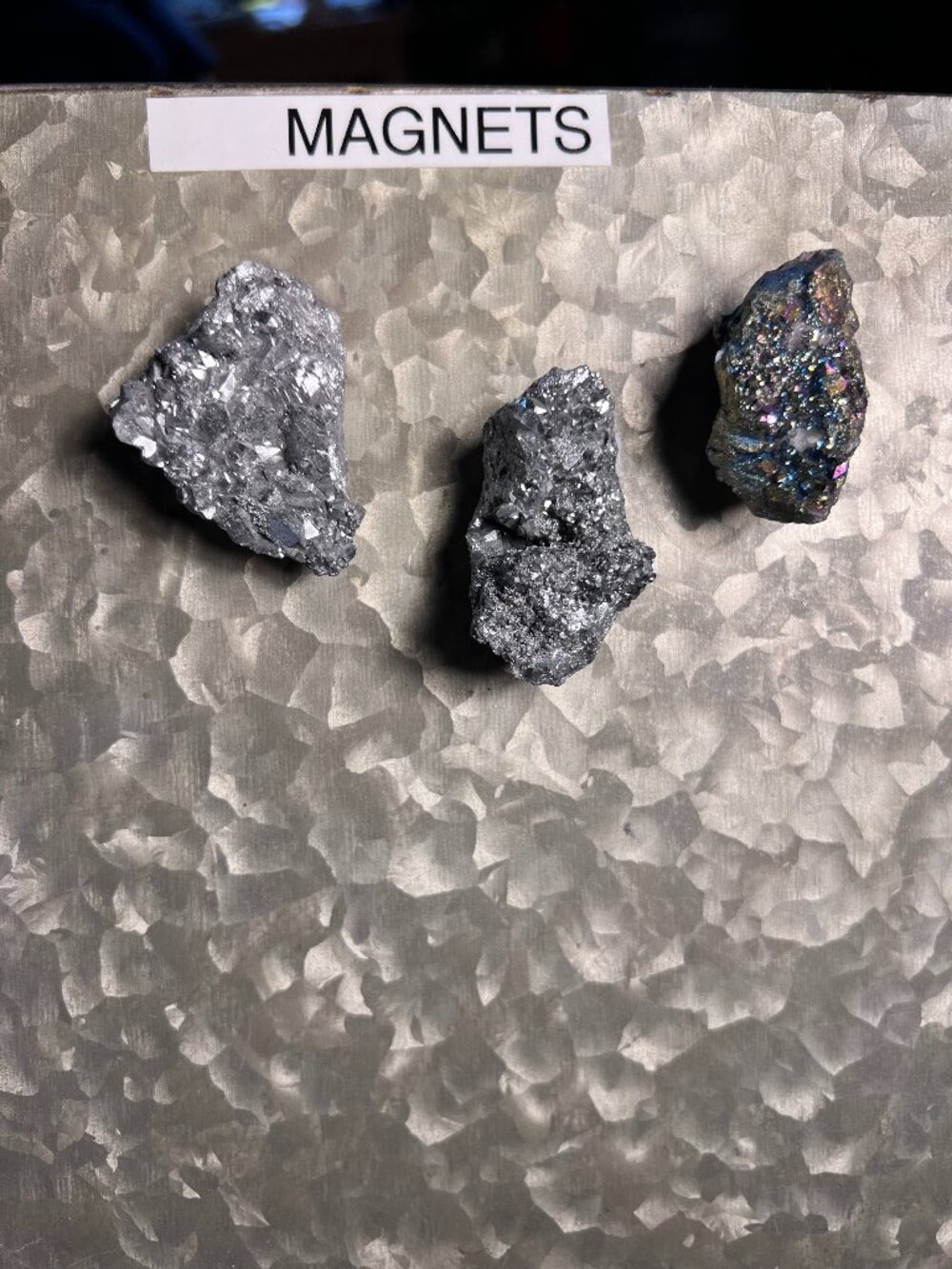 Pyrite and Titanium Rock Magnets